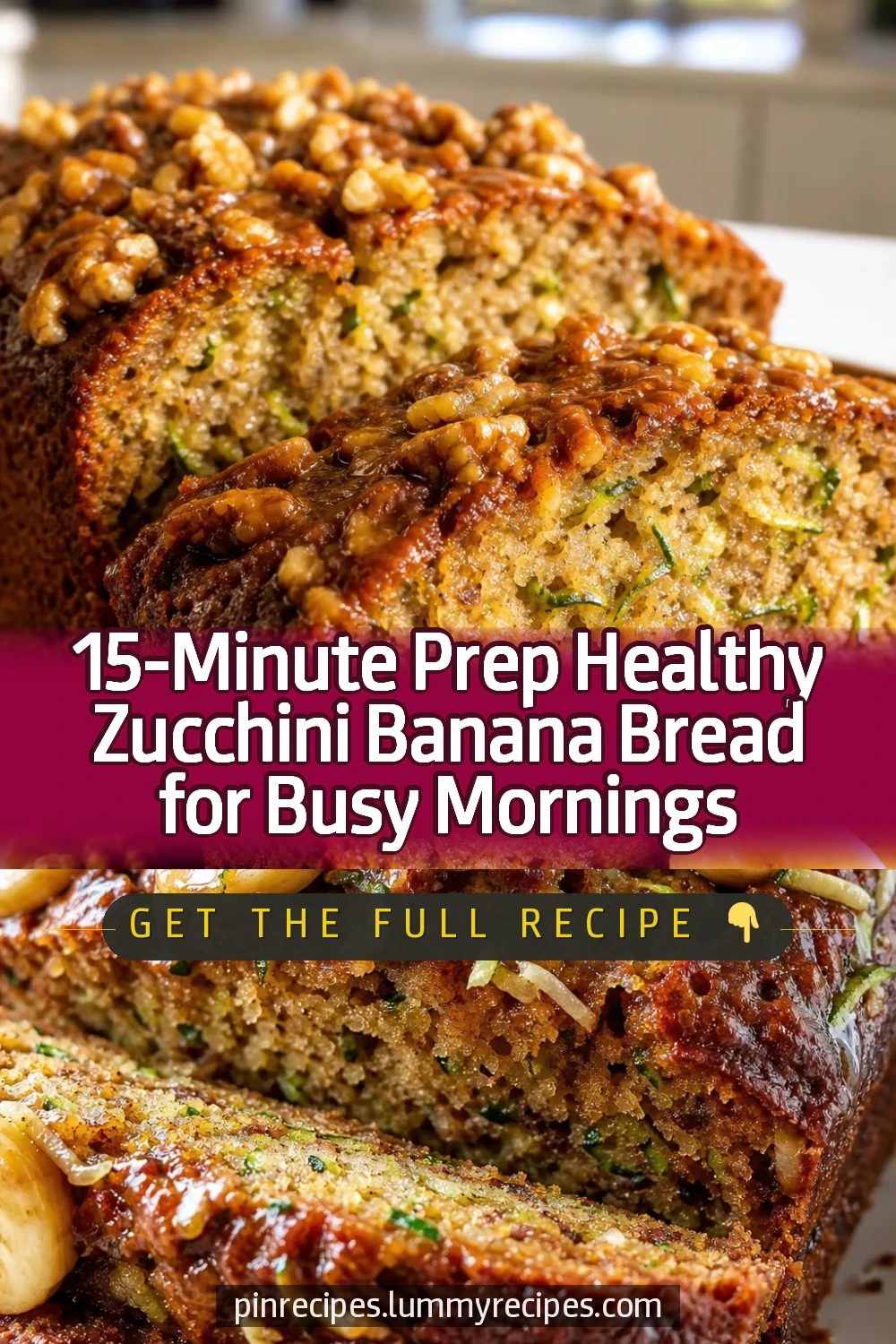 15-Minute Prep Healthy Zucchini Banana Bread for Busy Mornings