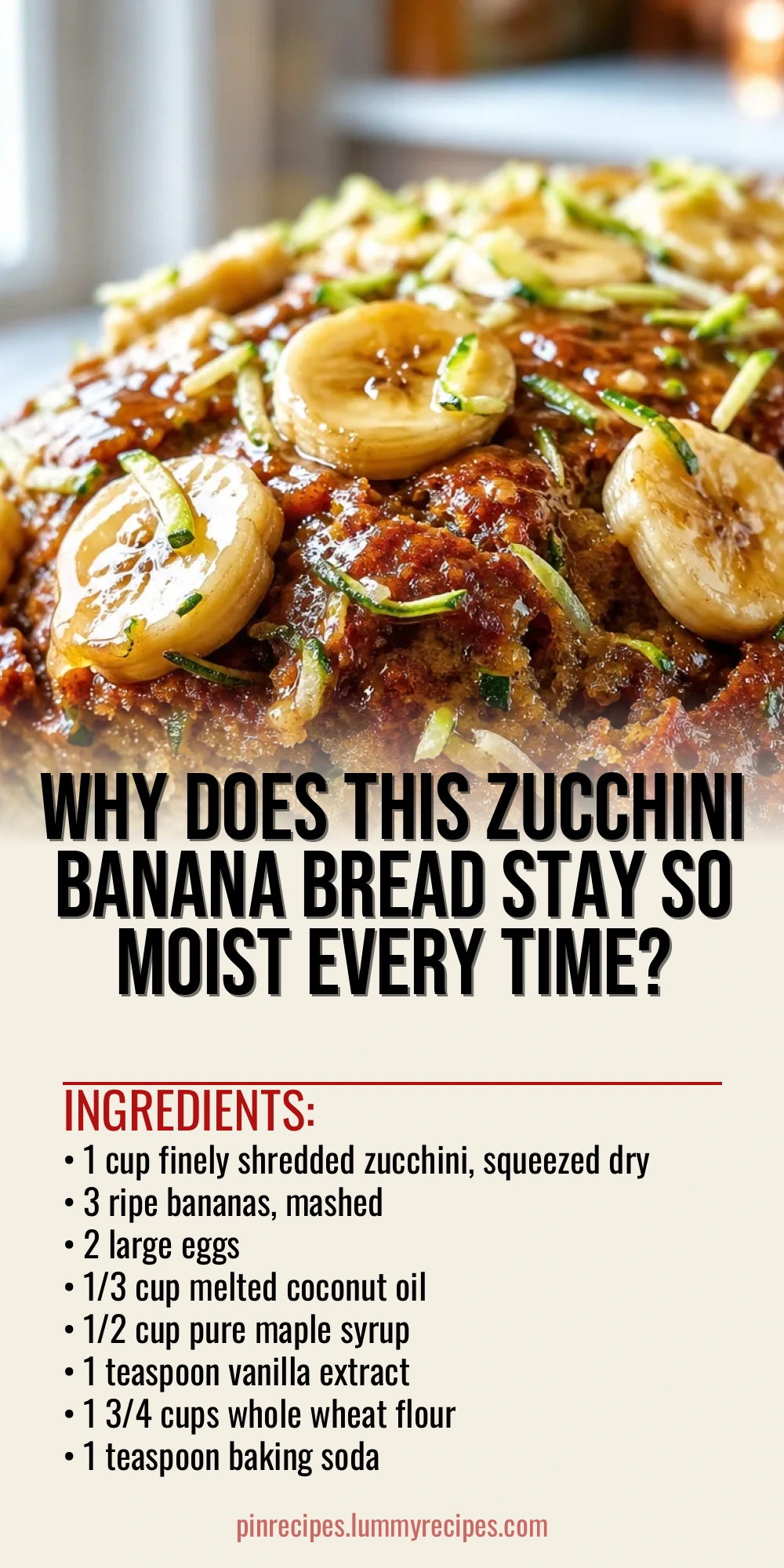 Why Does This Zucchini Banana Bread Stay So Moist Every Time?