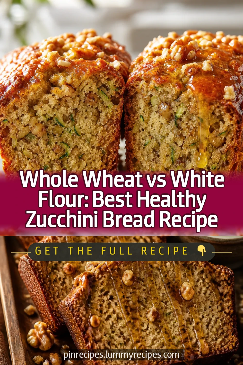 Whole Wheat vs White Flour: Best Healthy Zucchini Bread Recipe