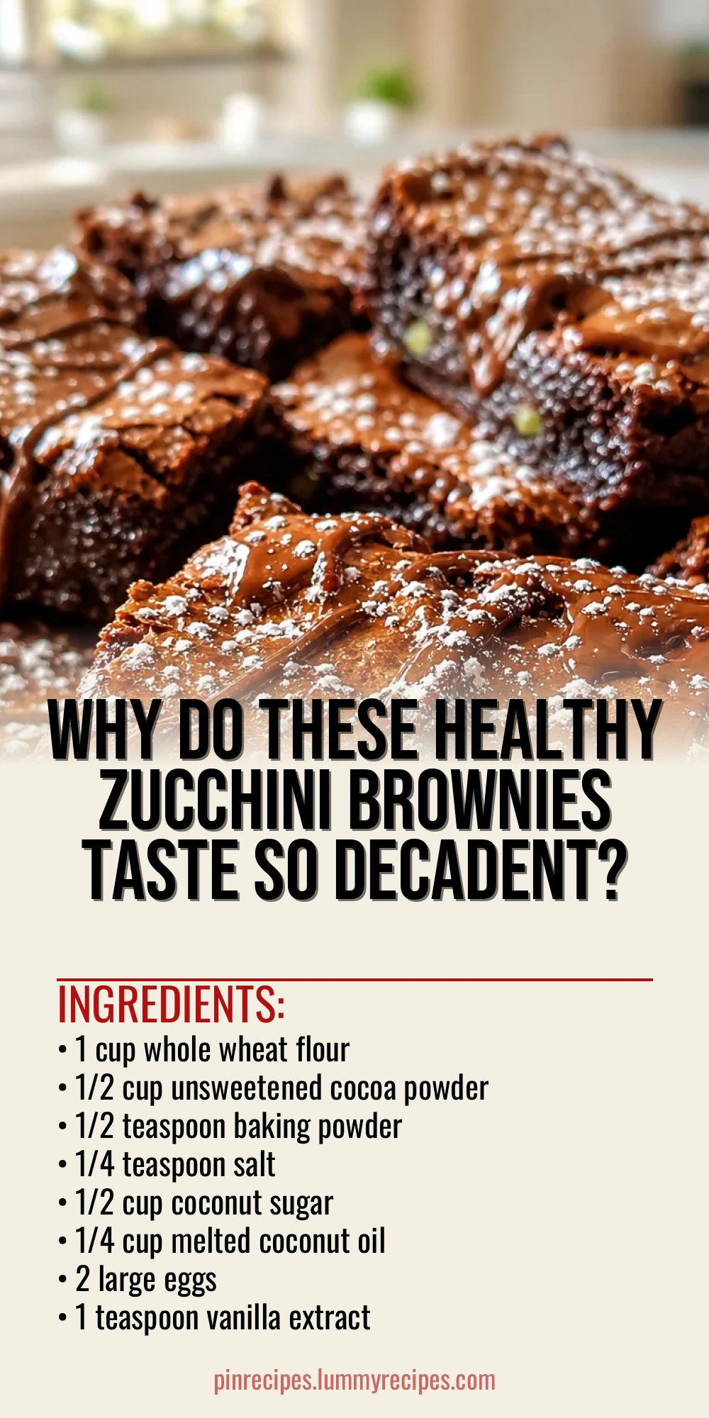 Why Do These Healthy Zucchini Brownies Taste So Decadent?