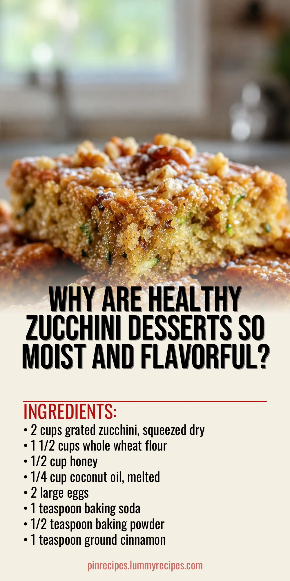 Why Are Healthy Zucchini Desserts So Moist and Flavorful?