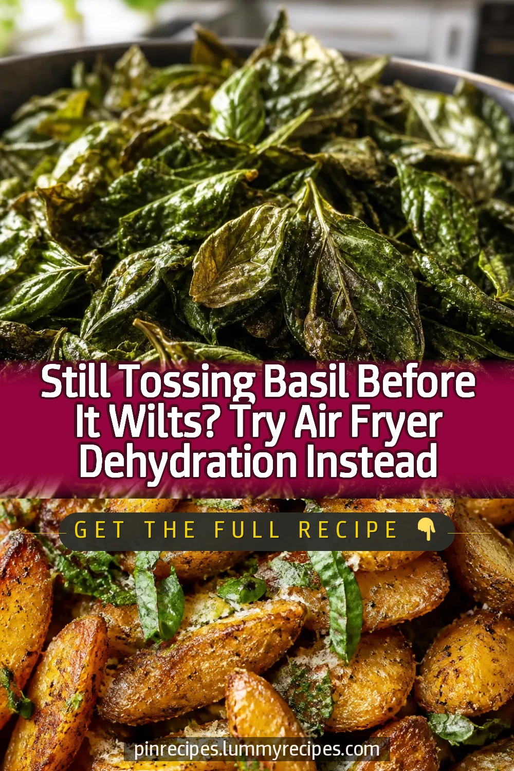Still Tossing Basil Before It Wilts? Try Air Fryer Dehydration Instead