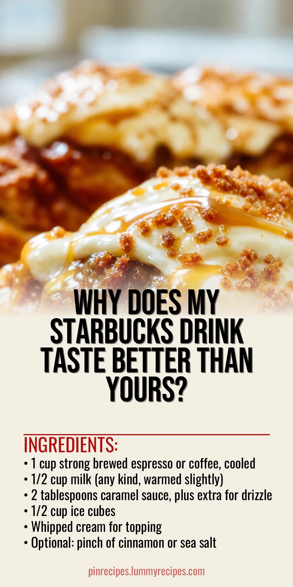Why Does My Starbucks Drink Taste Better Than Yours?