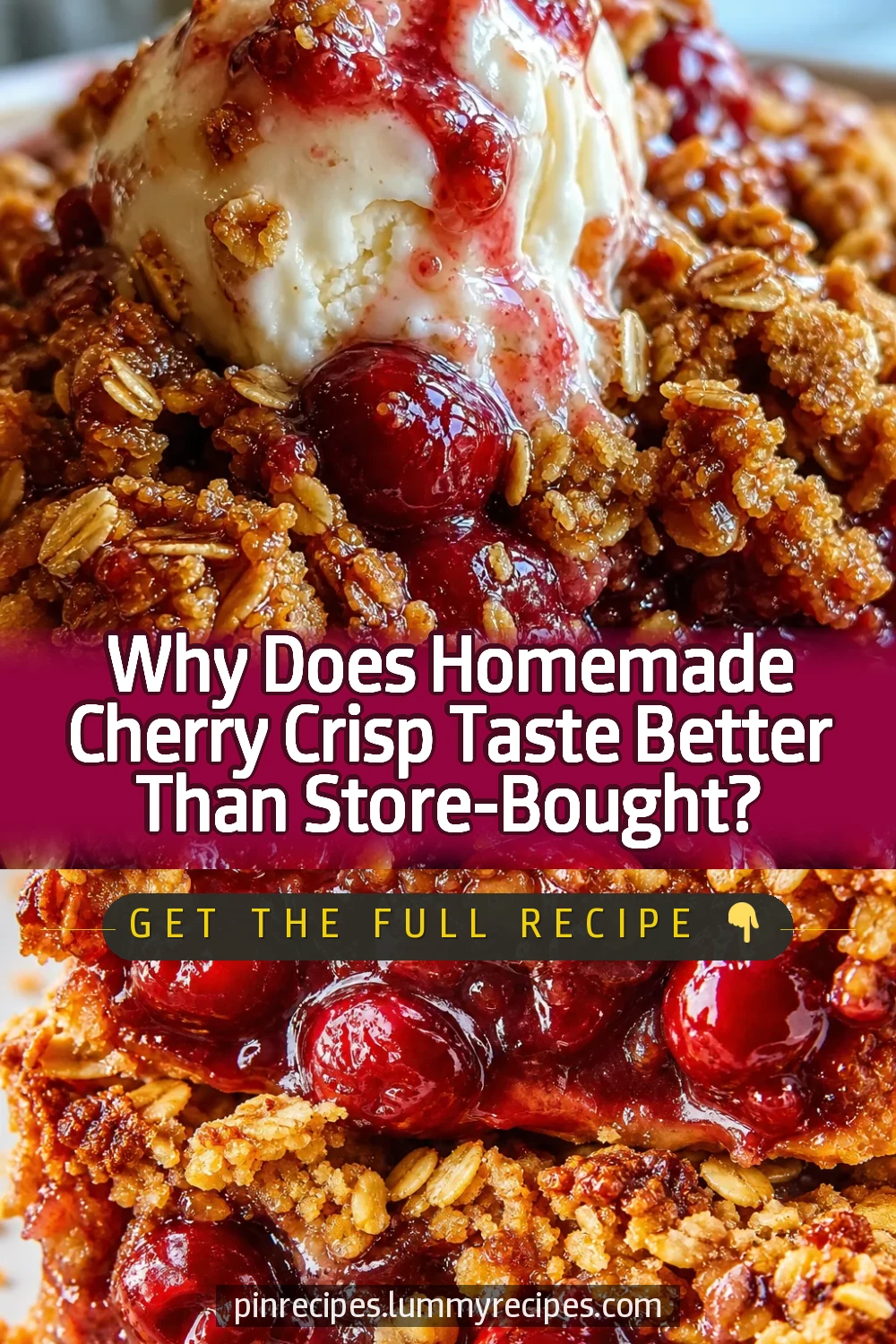 Why Does Homemade Cherry Crisp Taste Better Than Store-Bought?