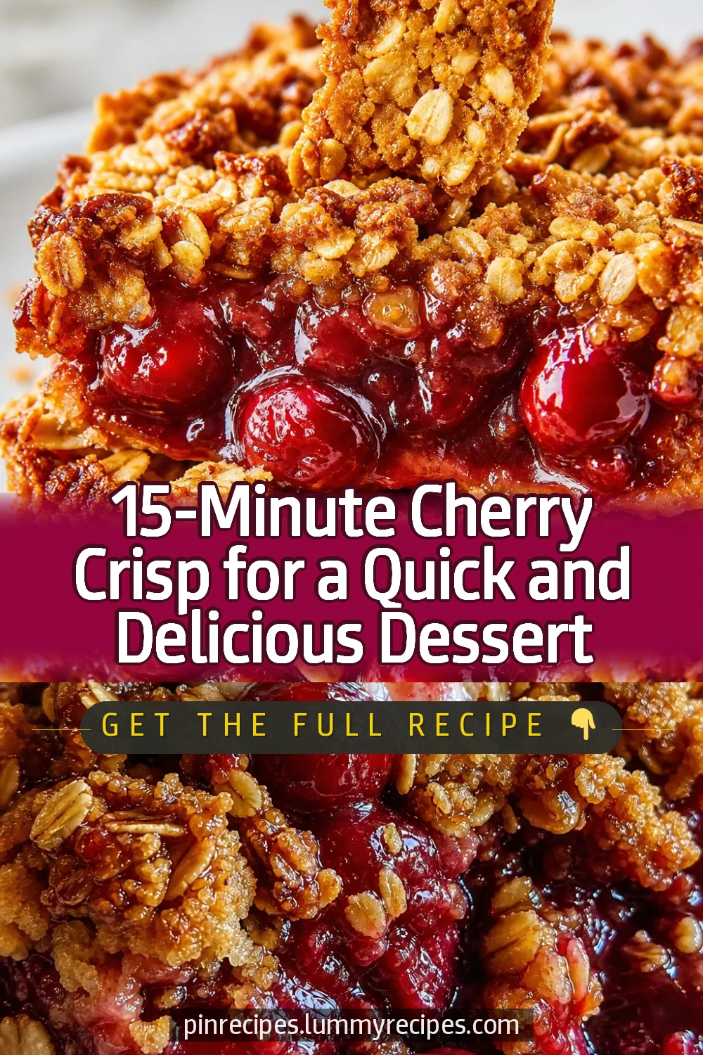 15-Minute Cherry Crisp for a Quick and Delicious Dessert