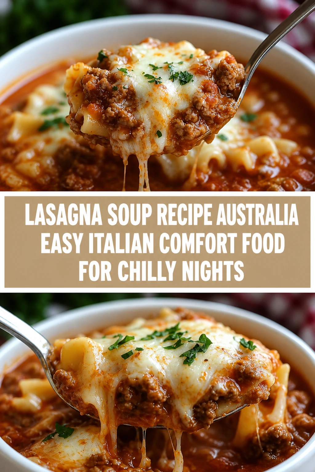 Lasagna Soup Recipe Australia Easy Italian Comfort Food for Chilly Nights