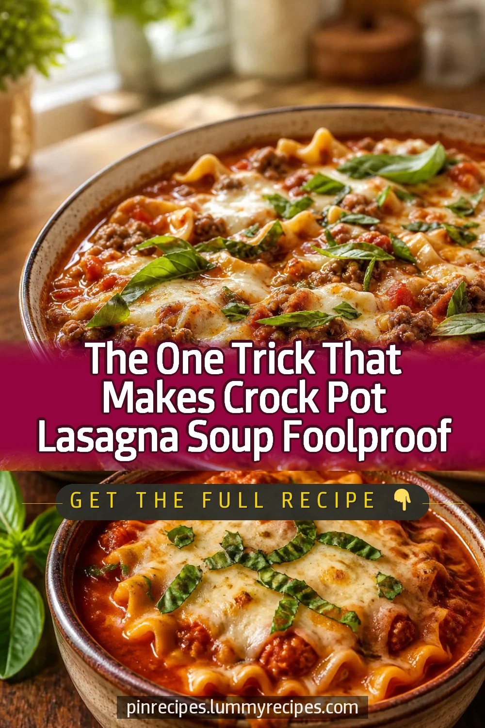 The One Trick That Makes Crock Pot Lasagna Soup Foolproof