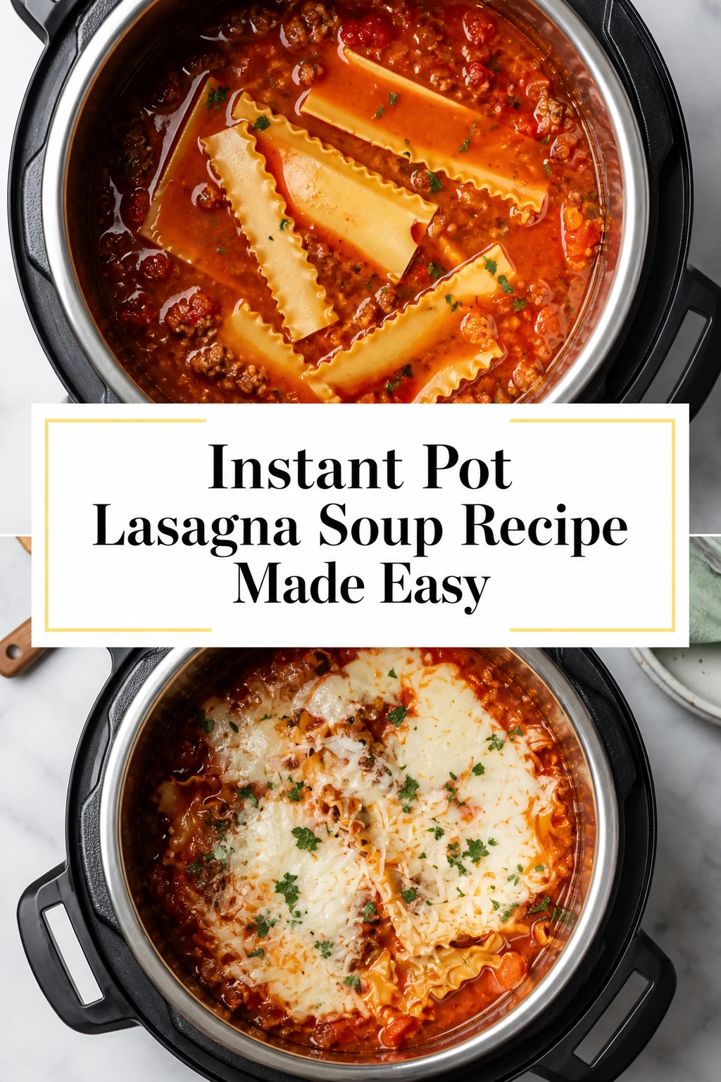 Instant Pot Lasagna Soup Recipe Made Easy