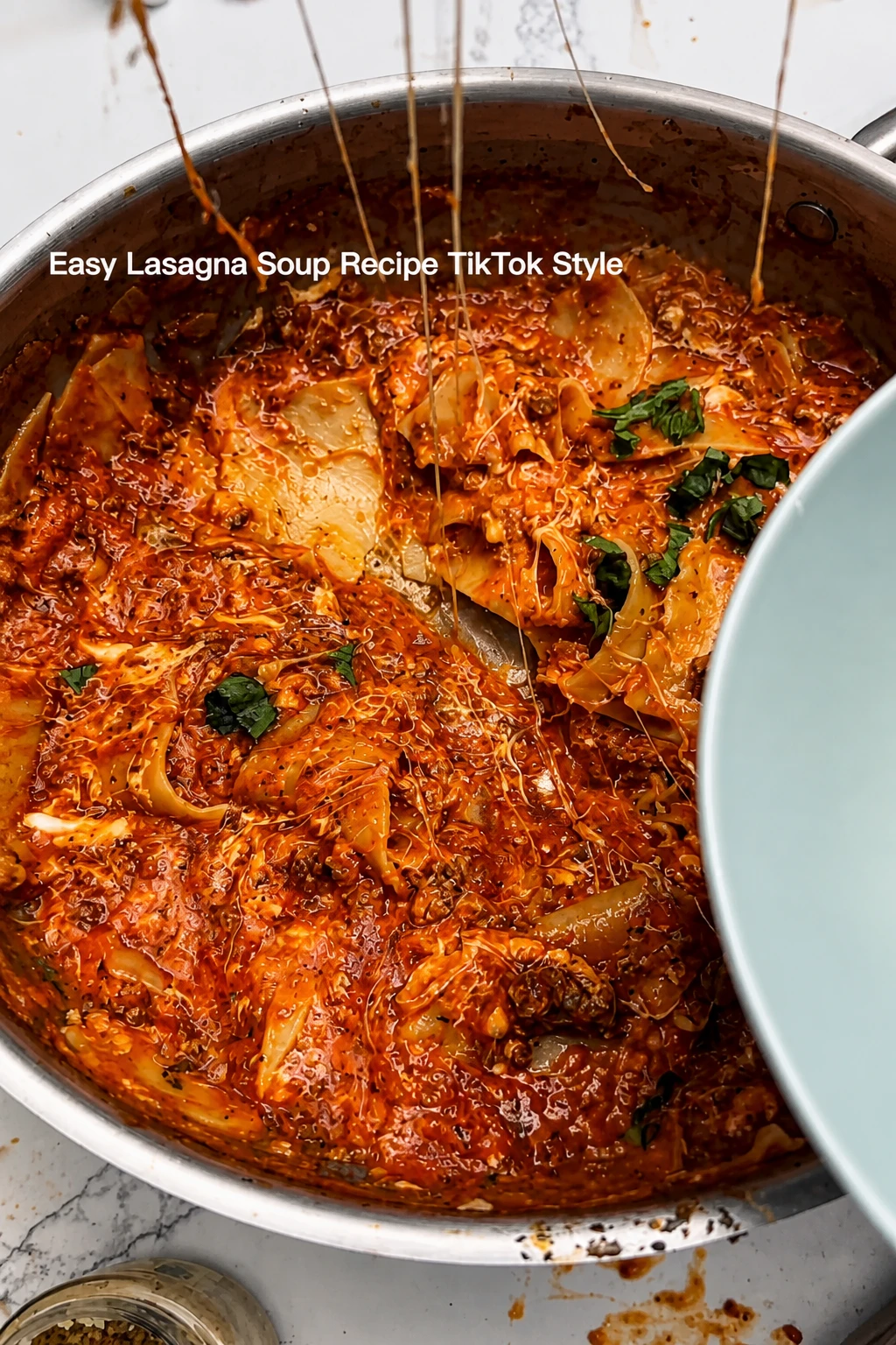 Easy Lasagna Soup Recipe TikTok Style
