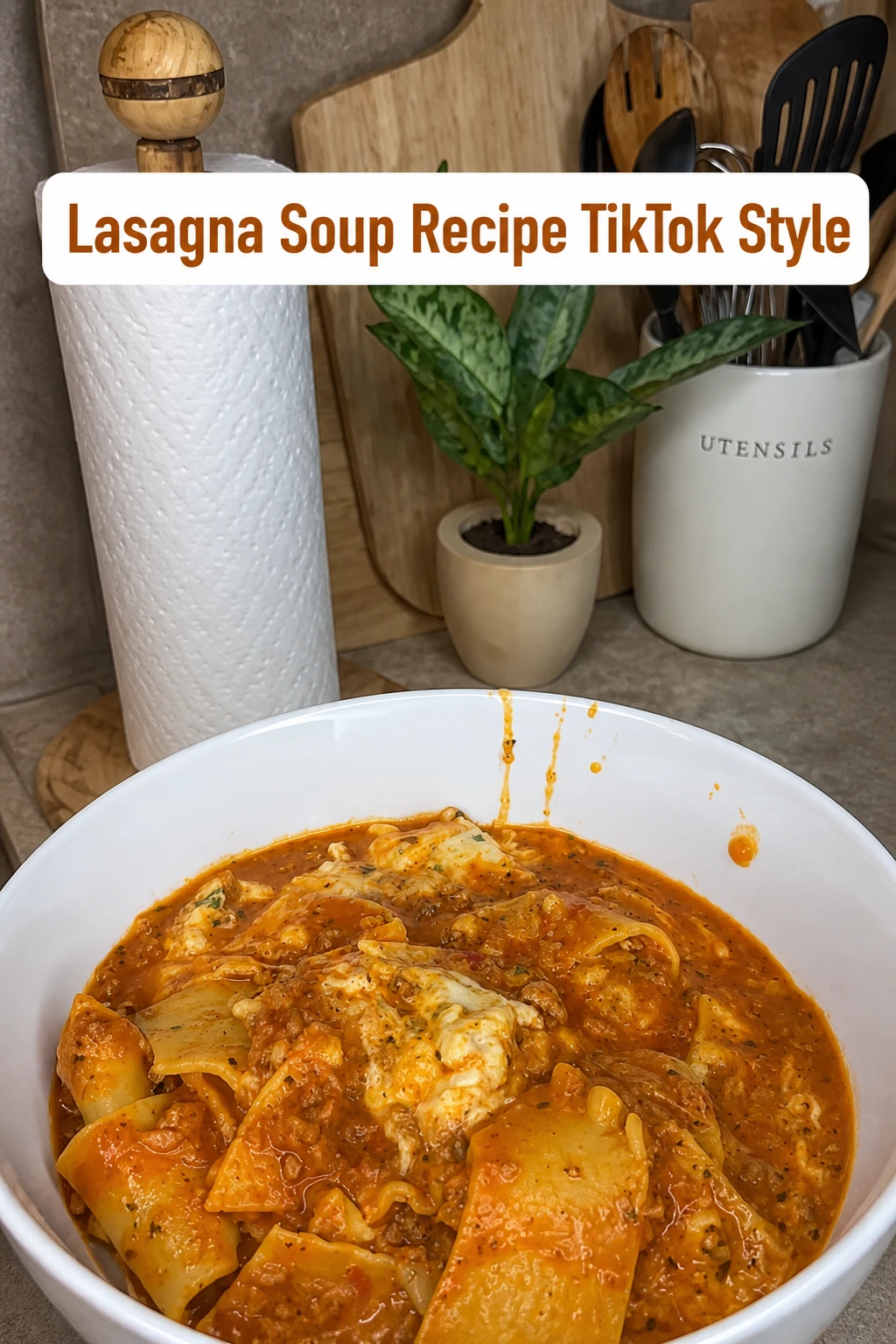 Lasagna Soup Recipe TikTok Style