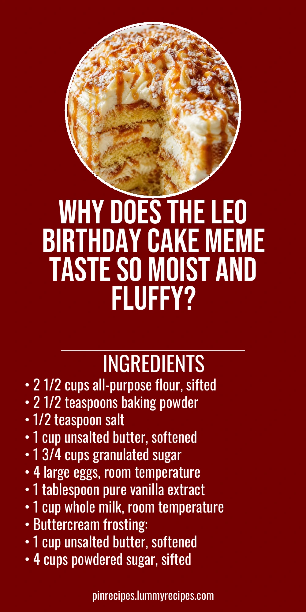 Why Does the Leo Birthday Cake Meme Taste So Moist and Fluffy?