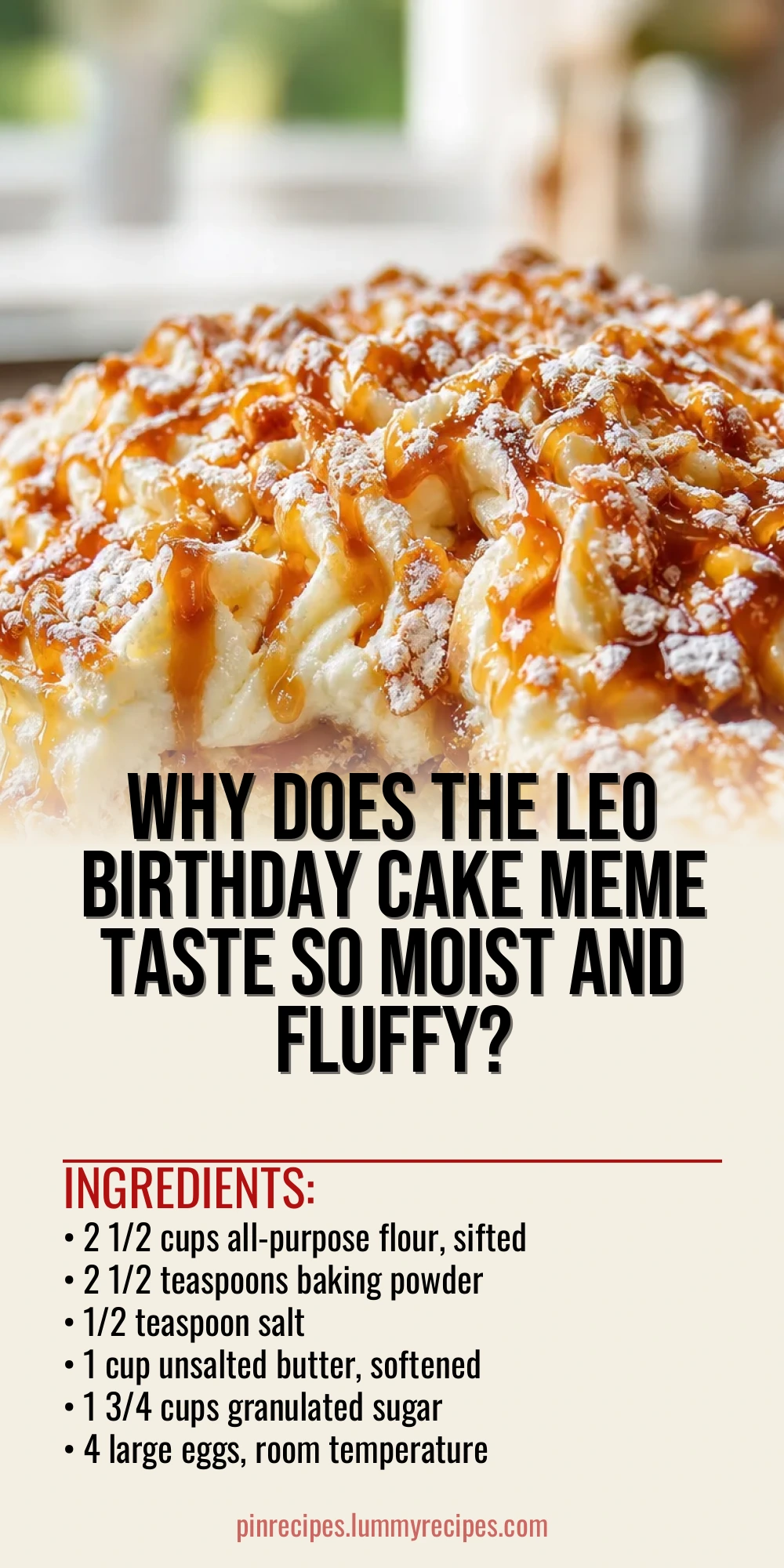 Why Does the Leo Birthday Cake Meme Taste So Moist and Fluffy?
