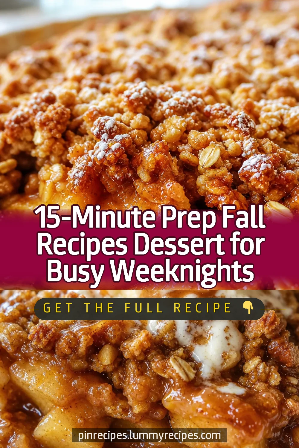 15-Minute Prep Fall Recipes Dessert for Busy Weeknights