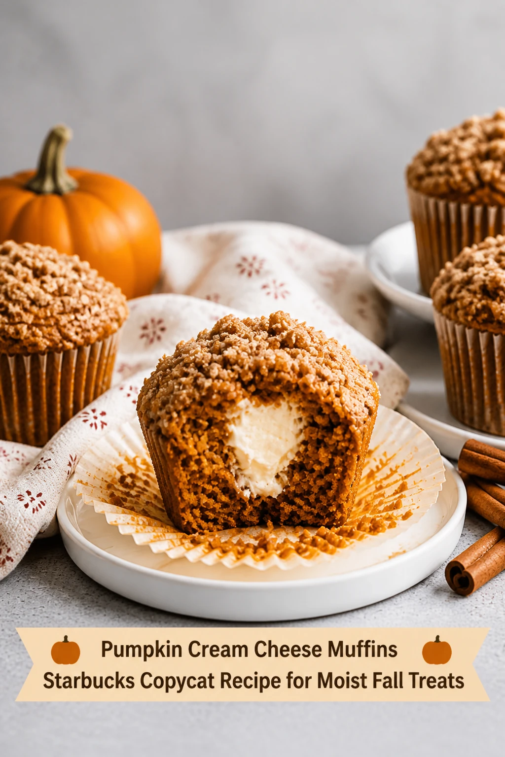 Pumpkin Cream Cheese Muffins Starbucks Copycat Recipe for Moist Fall Treats