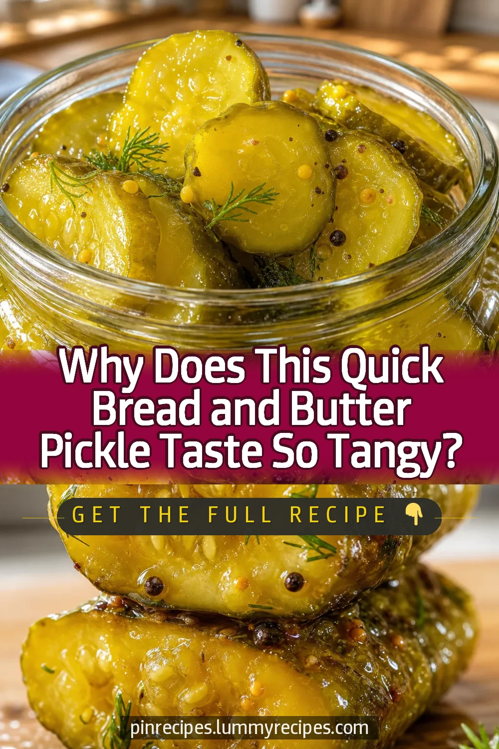 Why Does This Quick Bread and Butter Pickle Taste So Tangy?
