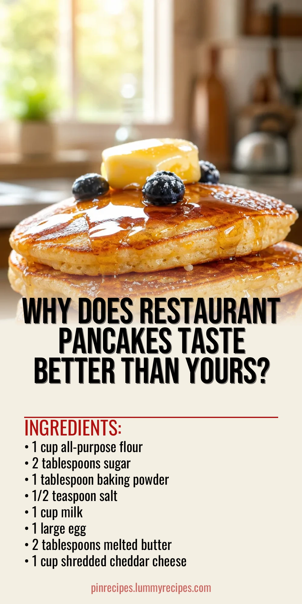 Why Does Restaurant Pancakes Taste Better Than Yours?