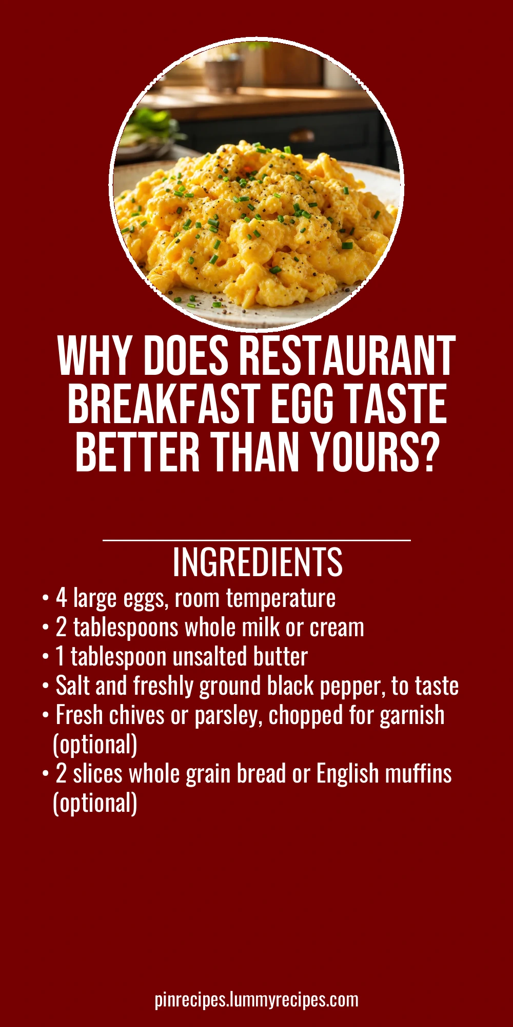 Why Does Restaurant Breakfast Egg Taste Better Than Yours?