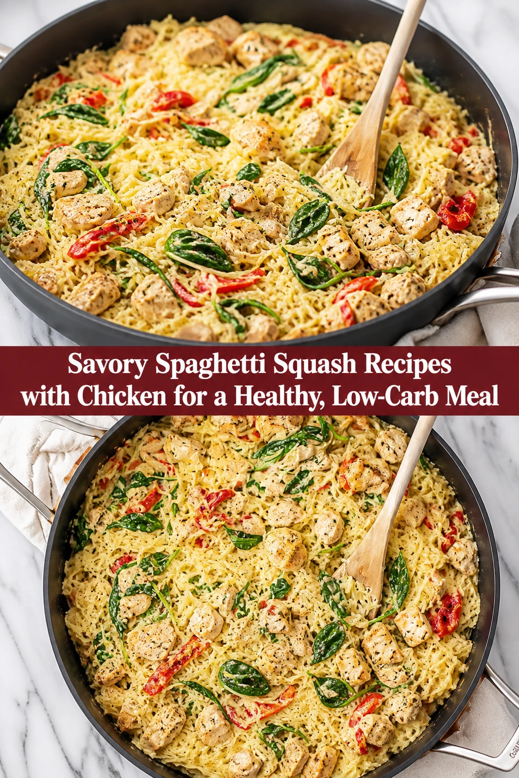 Savory Spaghetti Squash Recipes with Chicken for a Healthy, Low-Carb Meal