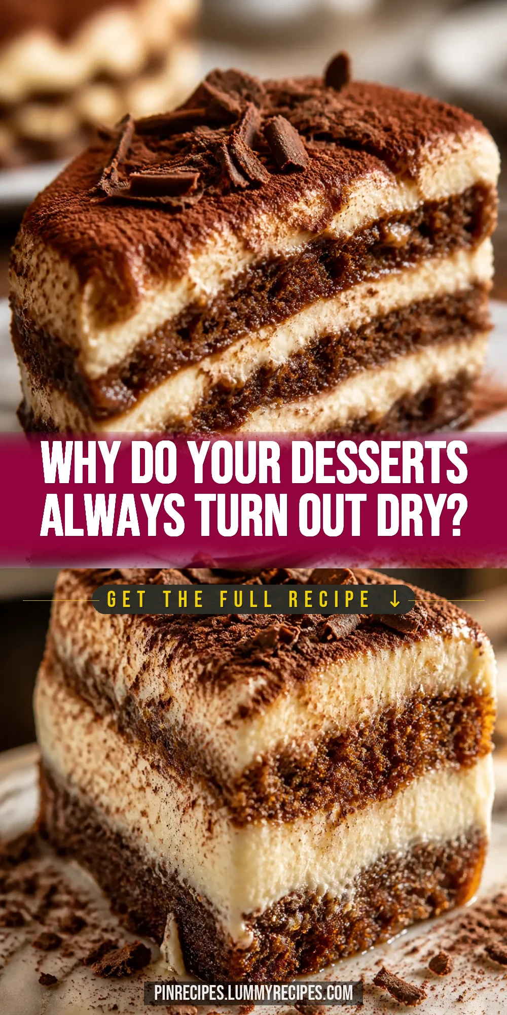 Why Do Your Desserts Always Turn Out Dry?