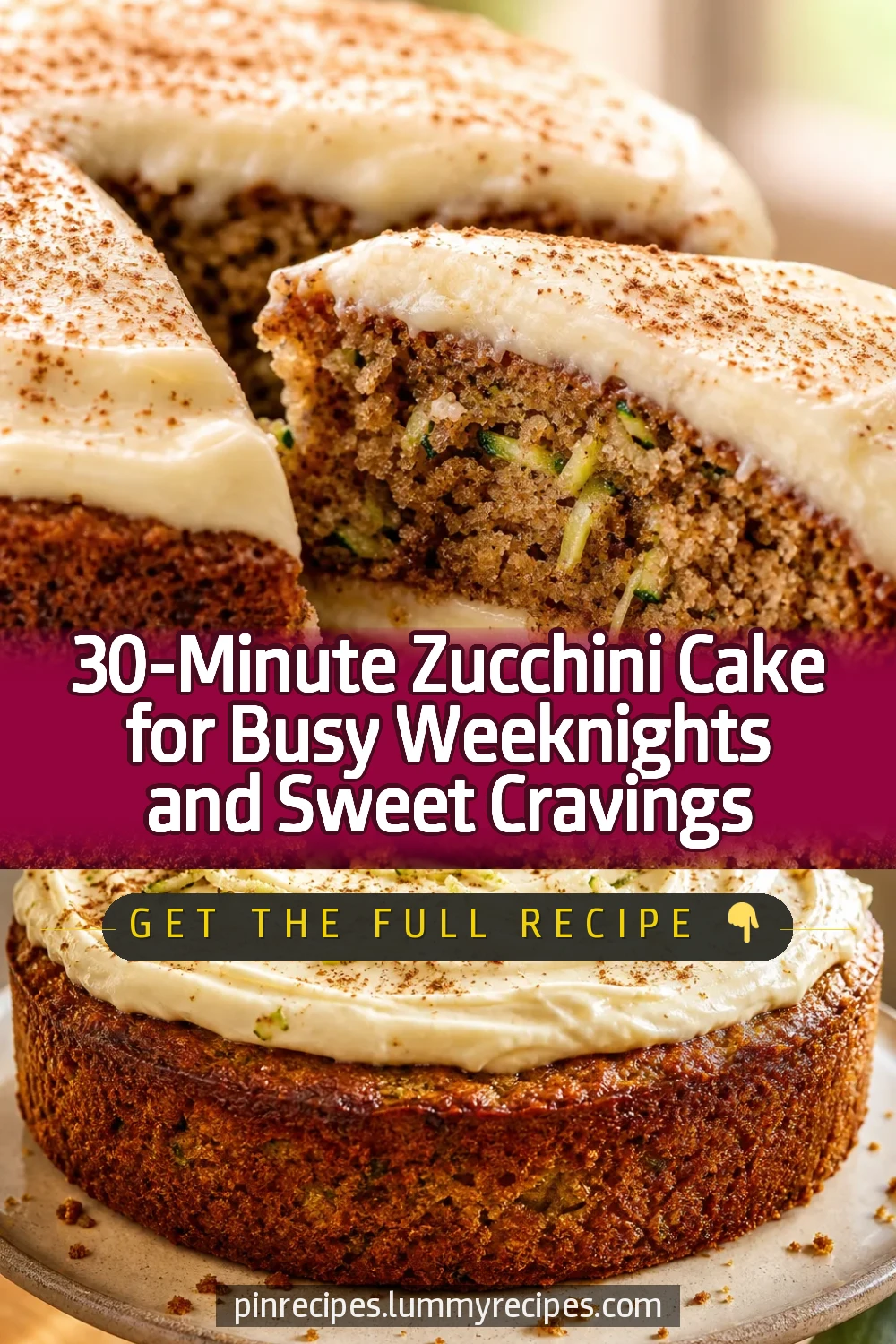 30-Minute Zucchini Cake for Busy Weeknights and Sweet Cravings