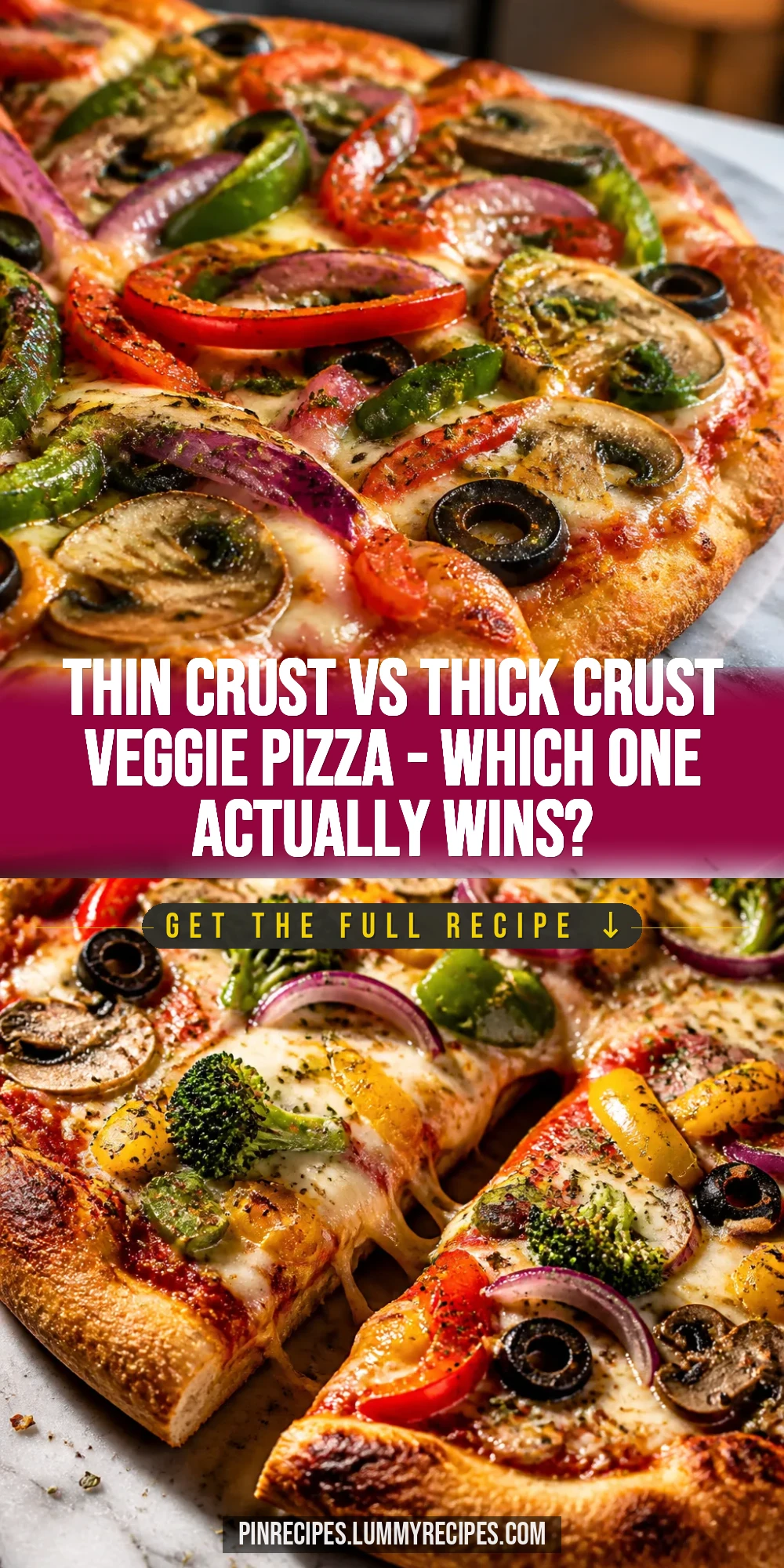 Thin Crust vs Thick Crust Veggie Pizza — Which One Actually Wins?