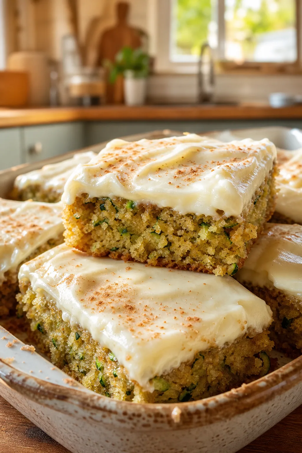 Easy Zucchini Bars with Cream Cheese Frosting for a Moist, Delicious Treat