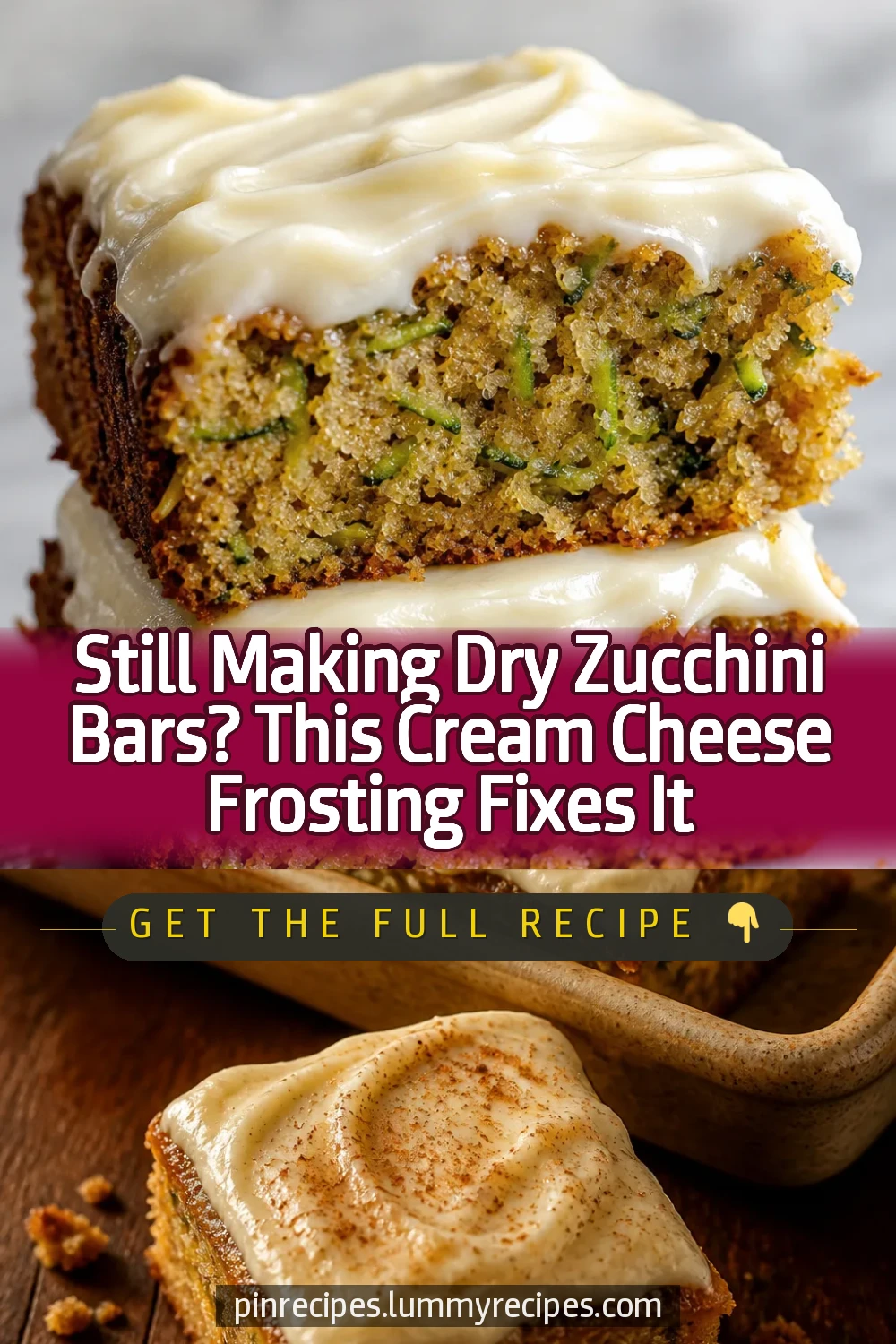 Still Making Dry Zucchini Bars? This Cream Cheese Frosting Fixes It